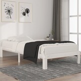 Grenen Bedframe Wit 100x200cm - Retourdeal! 41% Korting