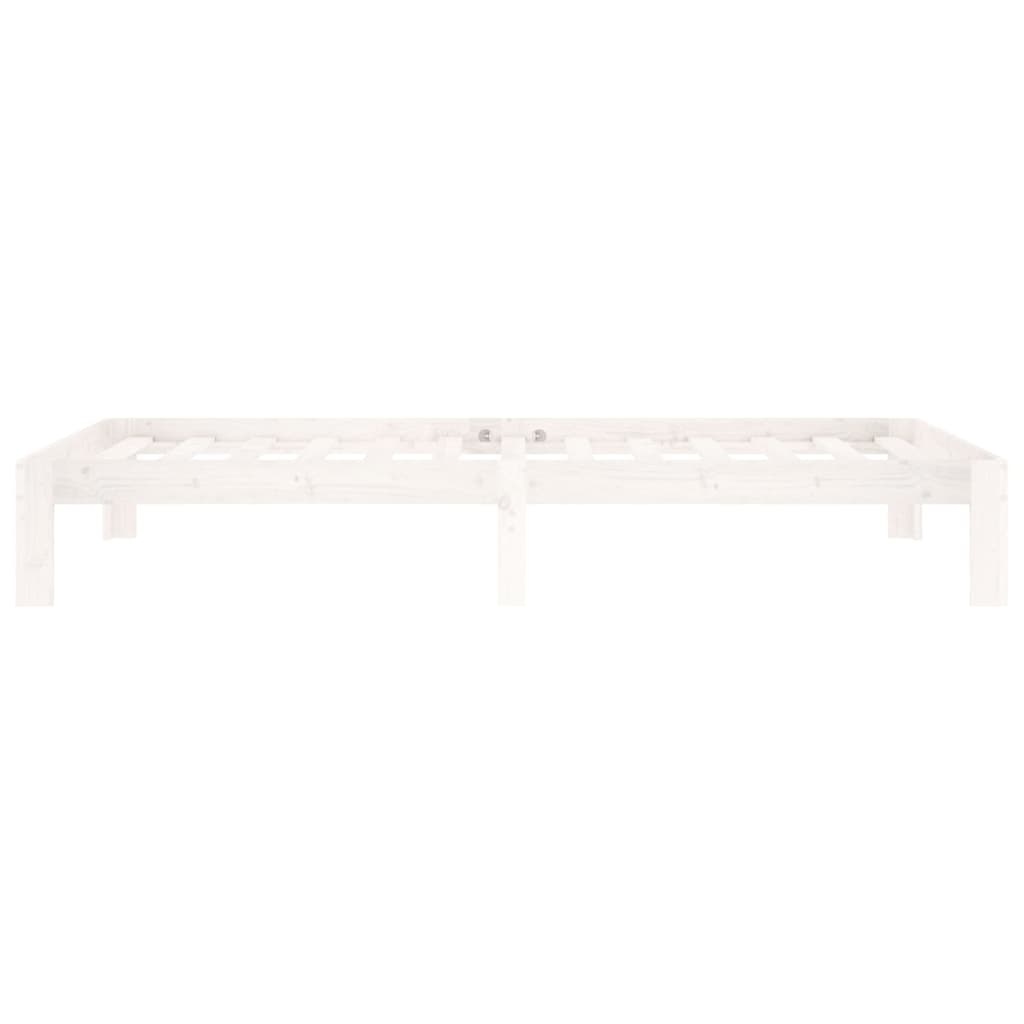 Grenen Bedframe Wit 100x200cm - Retourdeal! 41% Korting