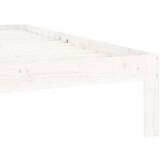 Grenen Bedframe Wit 100x200cm - Retourdeal! 41% Korting