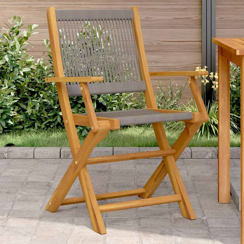 vidaXL Tuinstoelen (2 st) Acaciahout Grijs - 46% Korting!