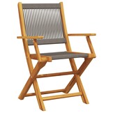 vidaXL Tuinstoelen (2 st) Acaciahout Grijs - 46% Korting!