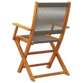 vidaXL Tuinstoelen (2 st) Acaciahout Grijs - 46% Korting!