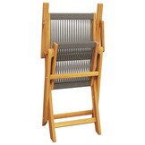 vidaXL Tuinstoelen (2 st) Acaciahout Grijs - 46% Korting!