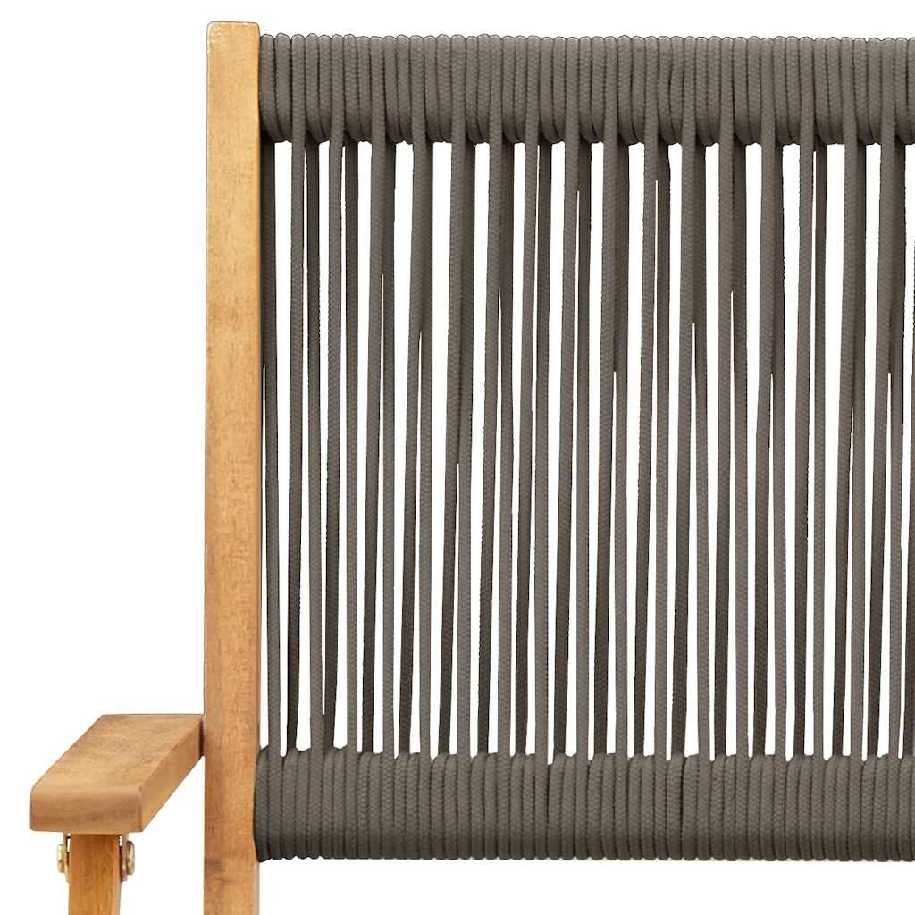 vidaXL Tuinstoelen (2 st) Acaciahout Grijs - 46% Korting!