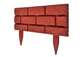 Borderranden (11 stuks) Baksteen Design - 64% Korting!