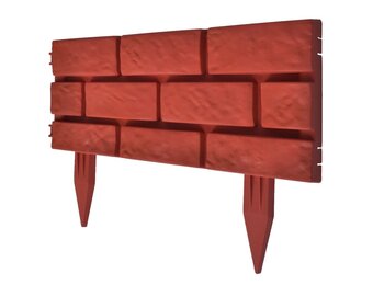 Borderranden (11 stuks) Baksteen Design - 64% Korting!