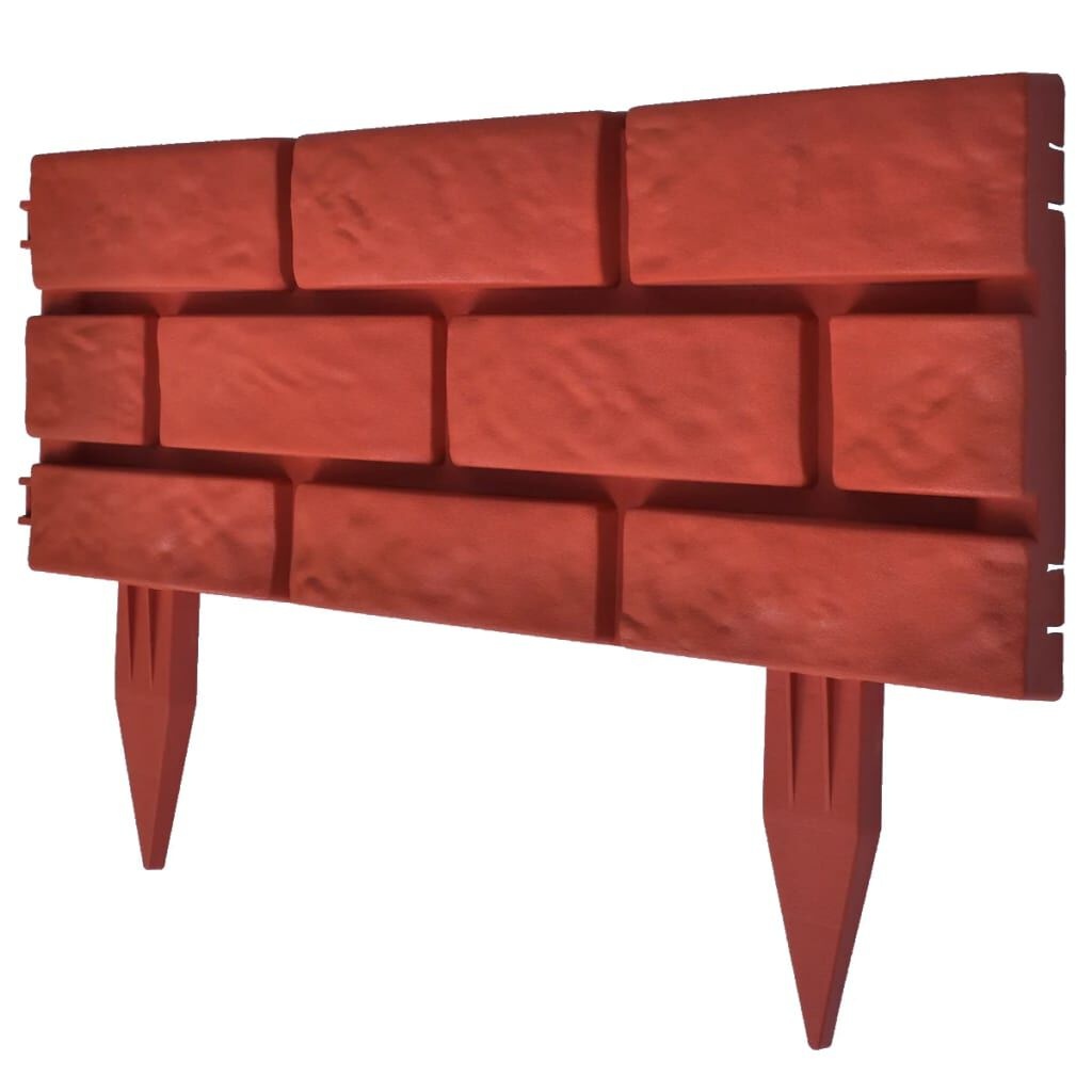 Borderranden (11 stuks) Baksteen Design - 64% Korting!