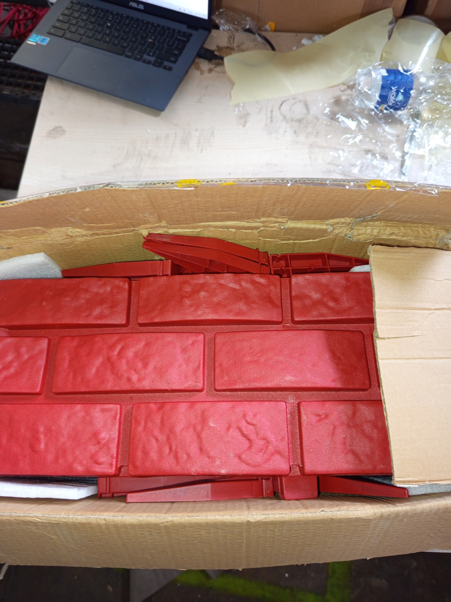 Borderranden (11 stuks) Baksteen Design - 64% Korting!