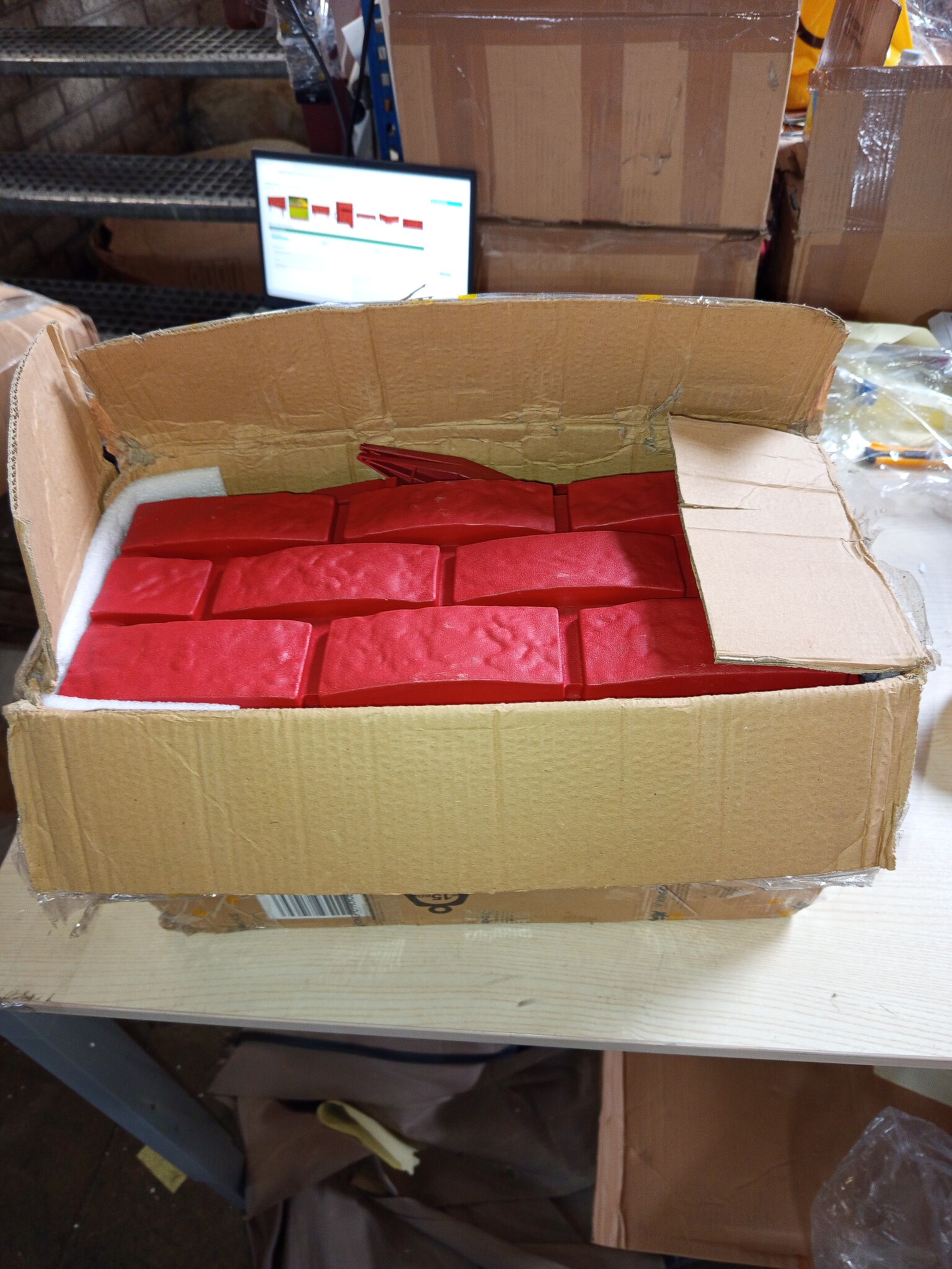 Borderranden (11 stuks) Baksteen Design - 64% Korting!