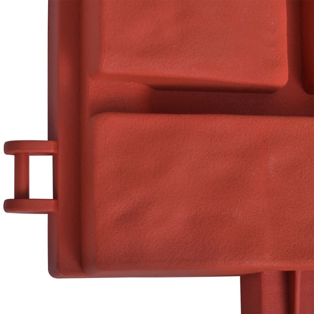 Borderranden (11 stuks) Baksteen Design - 64% Korting!