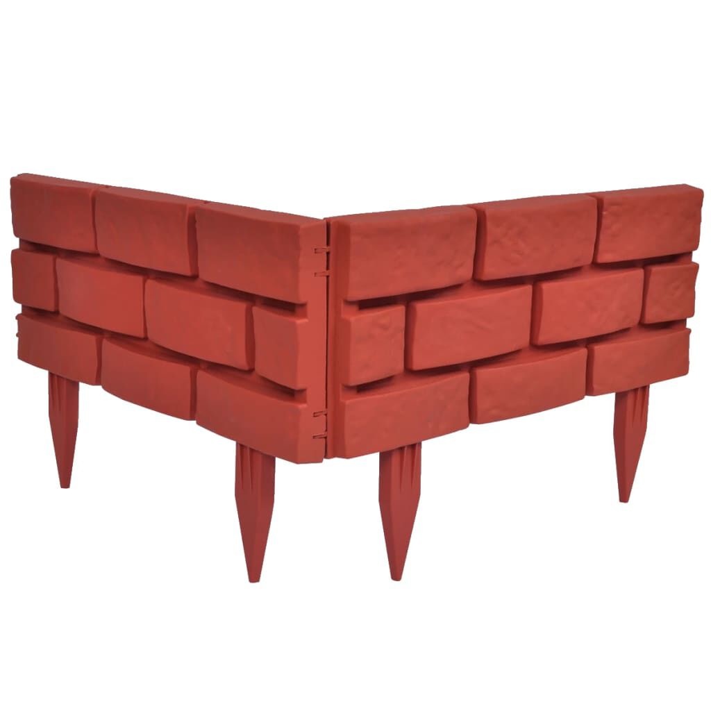 Borderranden (11 stuks) Baksteen Design - 64% Korting!