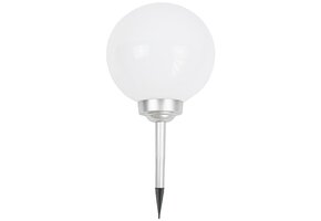 Solar Tuinlamp LED Bol - 30cm - Wit - 56% Korting!