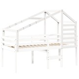 Kinderbedhuisje Grenenhout Wit 198cm - 46% Korting!