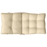 vidaXL Stoelkussens (2 st) Beige - Lage Rug - 51% Korting!