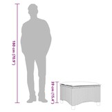 VidaXL Tuinkrukken (2 st) met kussens -55x55x36 cm - 41% Korting!