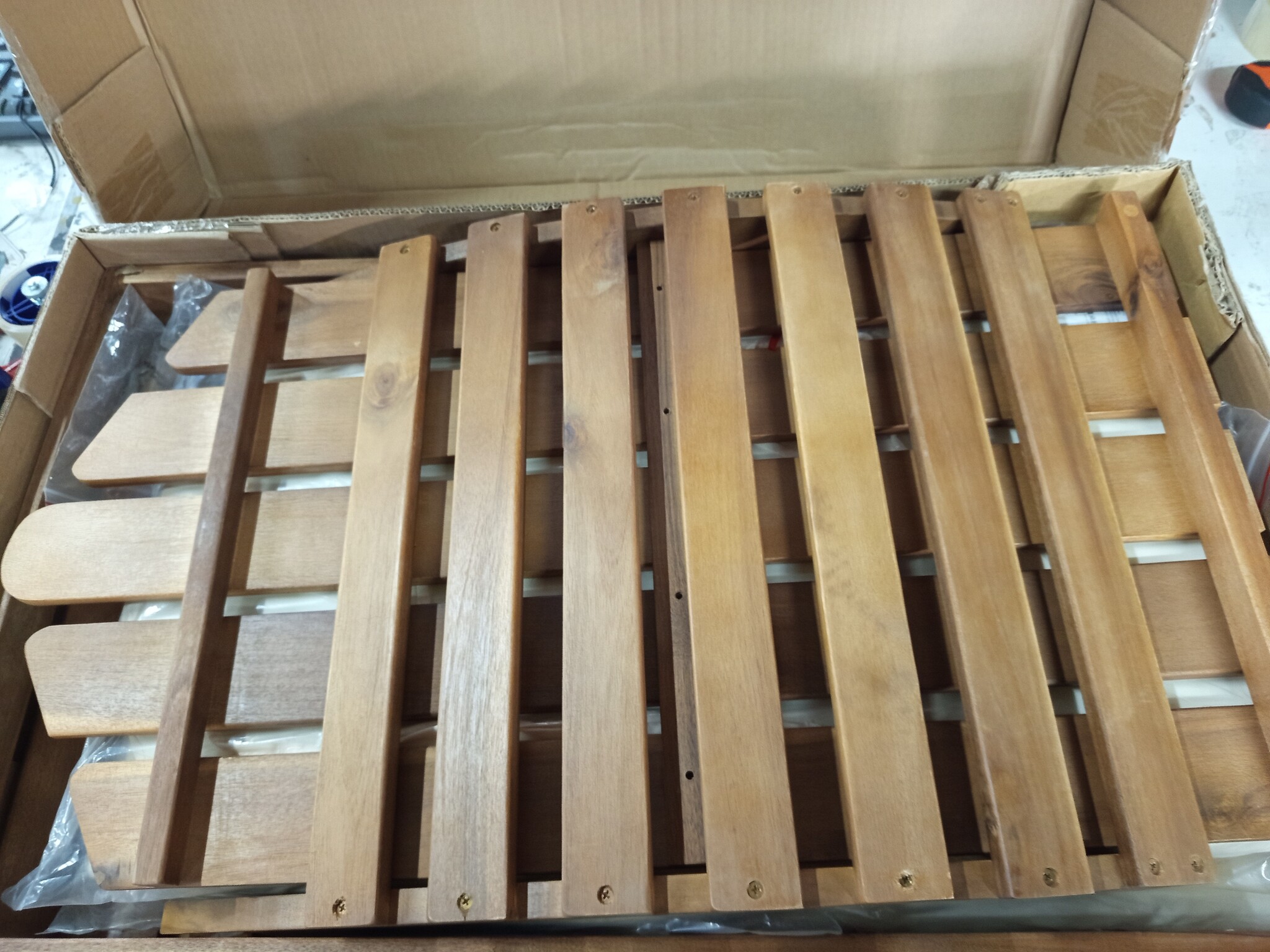 Adirondack Tuinstoel + Voetenbank Acaciahout -59% Korting!