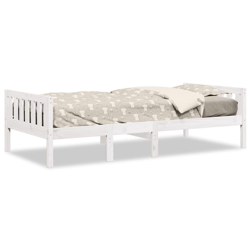 Kinderbed 75x190 Wit Grenenhout - Zo Goed Als Nieuw! -46%