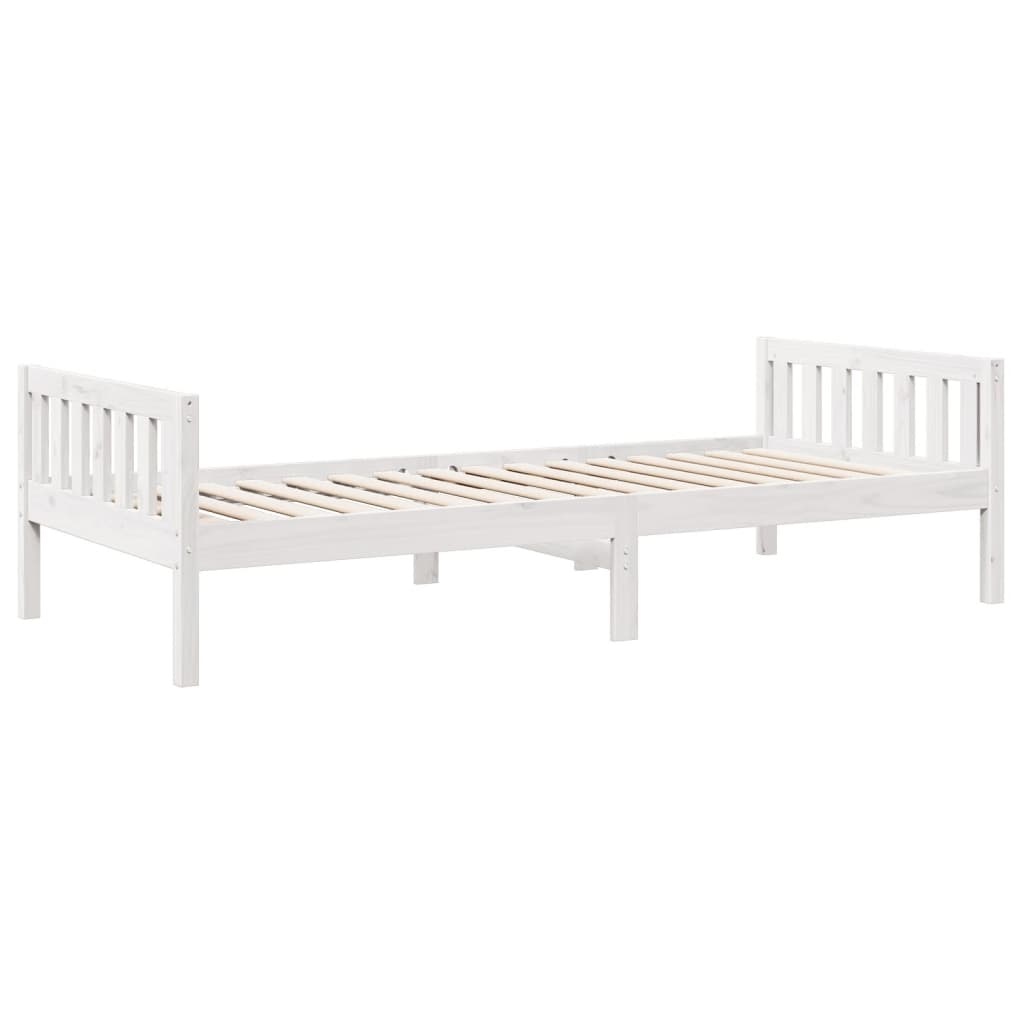 Kinderbed 75x190 Wit Grenenhout - Zo Goed Als Nieuw! -46%