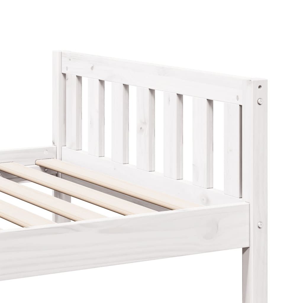 Kinderbed 75x190 Wit Grenenhout - Zo Goed Als Nieuw! -46%