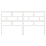 VidaXL Hoofdbord Wit 206cm Grenen - 46% Korting!