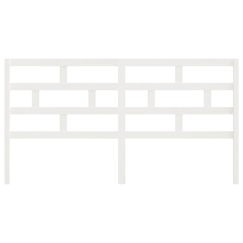 VidaXL Hoofdbord Wit 206cm Grenen - 46% Korting!