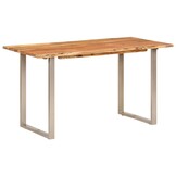 VidaXL Acacia Eettafel 140cm - 56% Korting! Uniek!