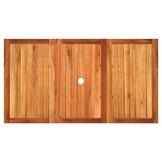 VidaXL Tuintafel Rattan & Acaciahout Beige - 46% Korting!