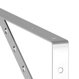 vidaXL Plankdragers (4 st) 40x25cm RVS - 46% Korting!