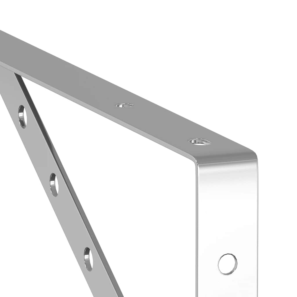 vidaXL Plankdragers (4 st) 40x25cm RVS - 46% Korting!