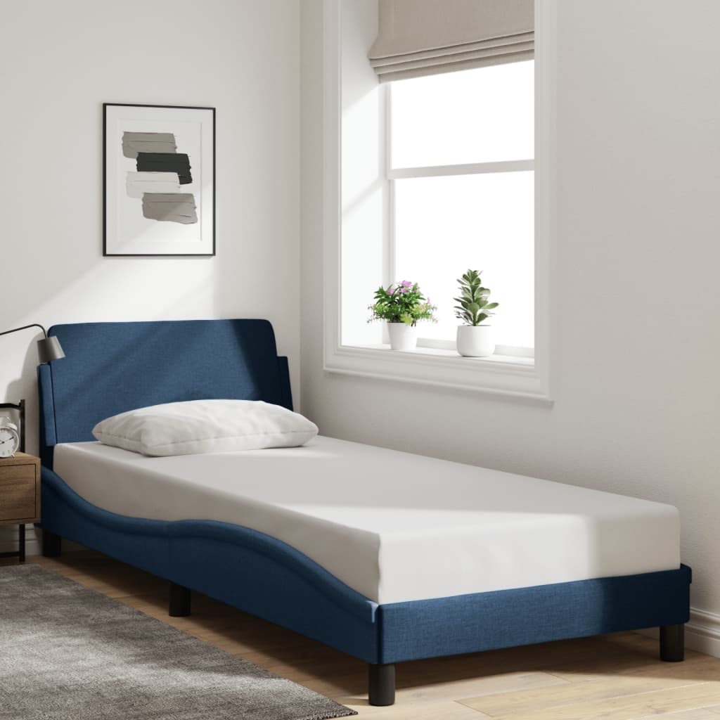 VidaXL Bedframe Blauw 90x190 cm - Dover - 46% Korting!