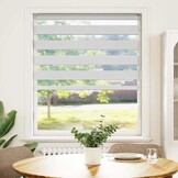 vidaXL Zebra Rolgordijn Wit 105x150cm - 61% Korting!