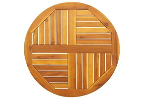 VidaXL Tafelblad Acaciahout Ø70cm - Deukjes, 68% Korting!