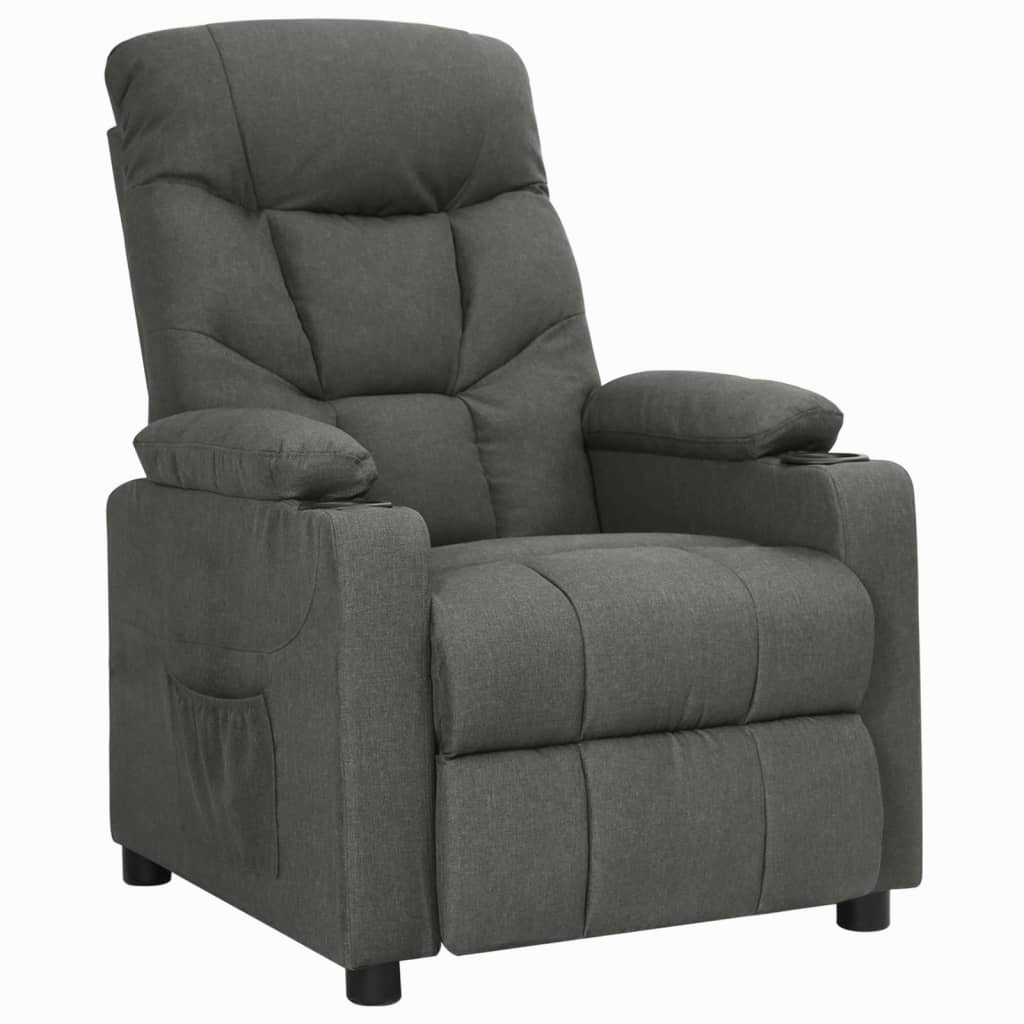 vidaXL Verstelbare Fauteuil Donkergrijs - 46% Korting!