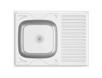 VidaXL RVS Gootsteen 80x60cm - 51% Korting! | Nieuwstaat