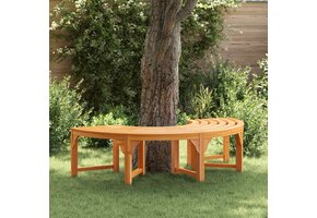 VidaXL Boom bank Bruin 160cm - Massief Eucalyptushout | 46% Korting!