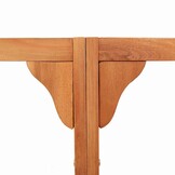 VidaXL Boom bank Bruin 160cm - Massief Eucalyptushout | 46% Korting!