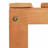 VidaXL Boom bank Bruin 160cm - Massief Eucalyptushout | 46% Korting!