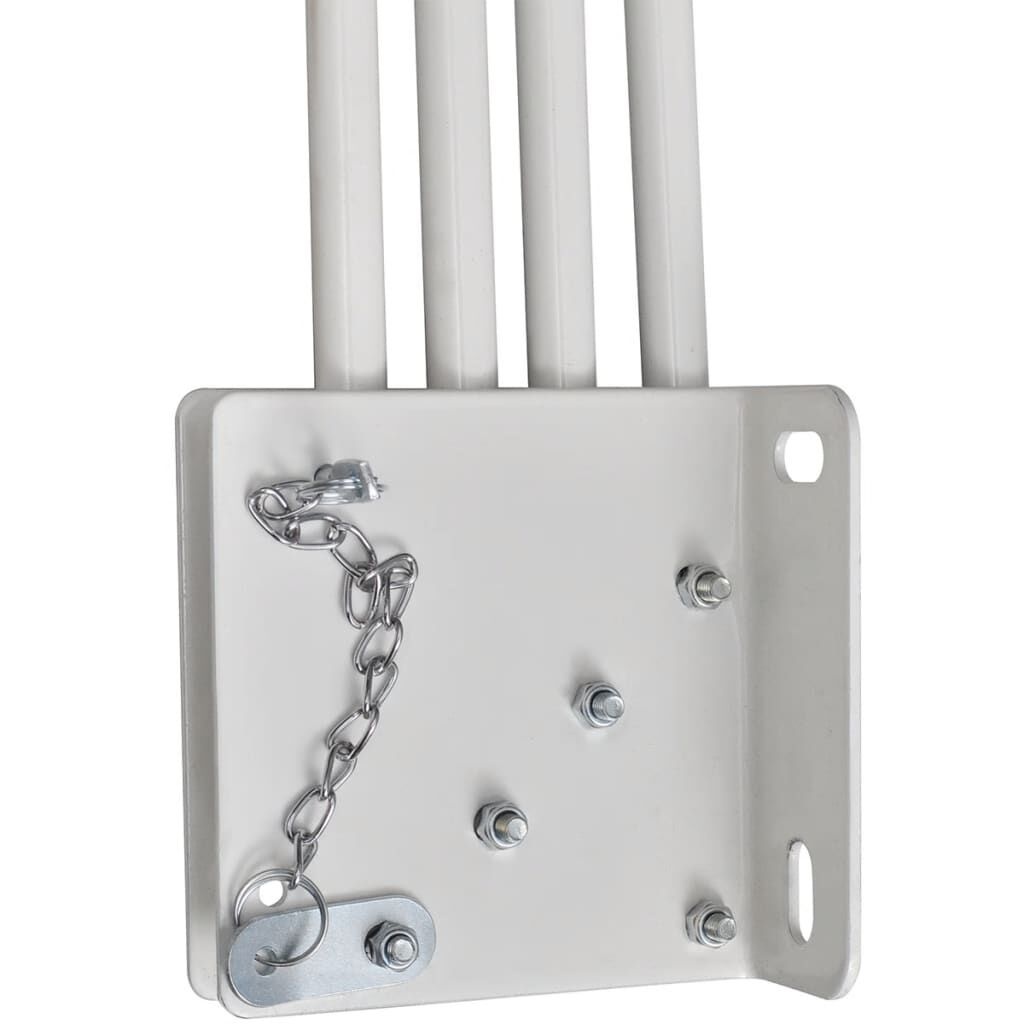 vidaXL Balkonscherm Inklapbaar 210x210cm Grijs - 70% Korting!