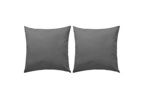 VidaXL Buitenkussens Grijs 45x45 cm (2 stuks) - 61% Korting!
