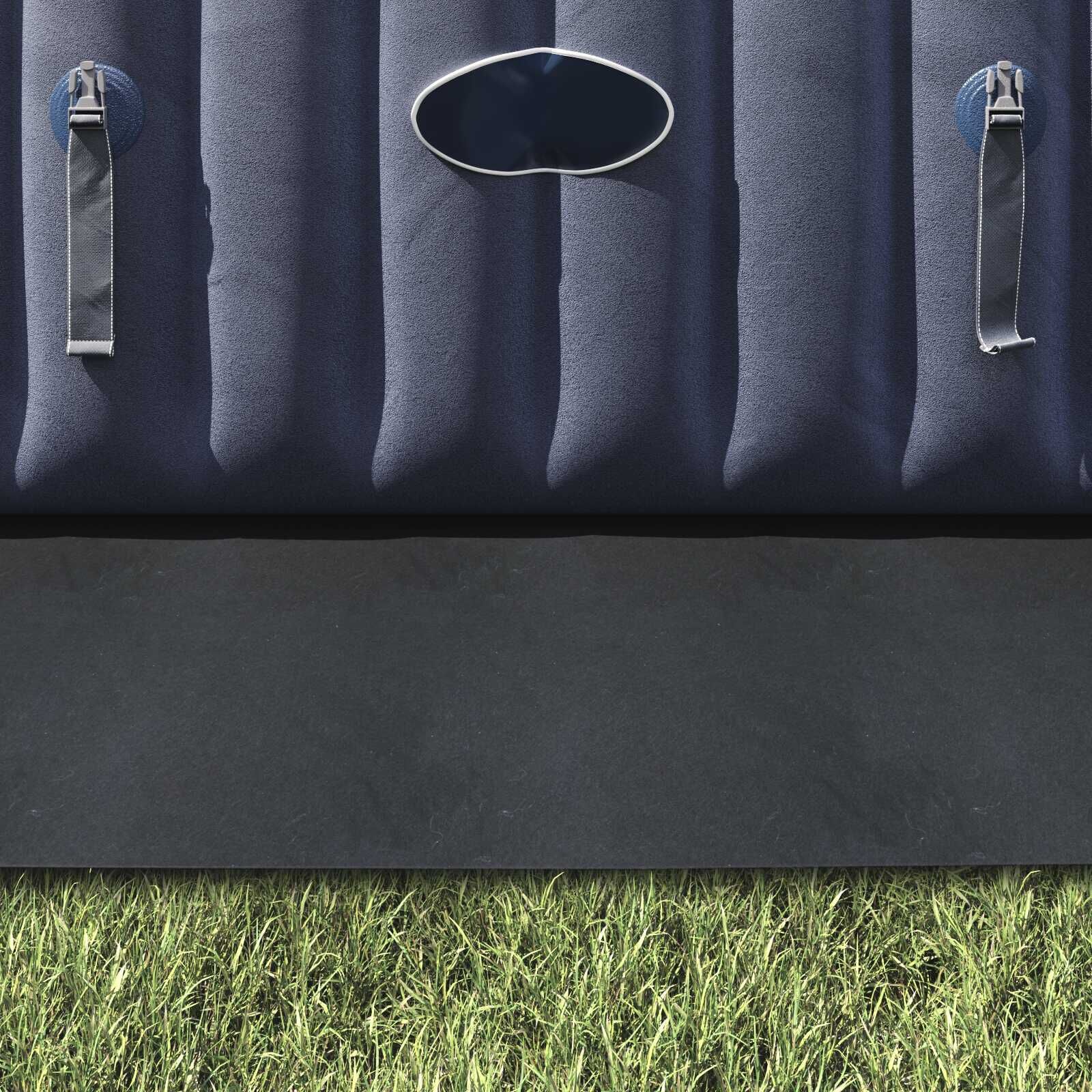 VidaXL Zwembad Grondzeil Zwart 420x220cm Polyester - 46% Korting!