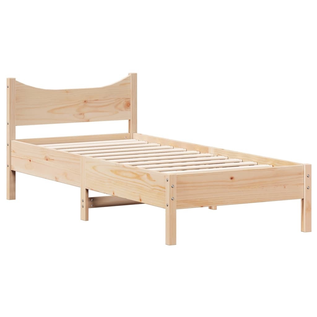VidaXL Bedframe Massief Grenenhout 75x190cm - 41% Korting! Ongebruikt!
