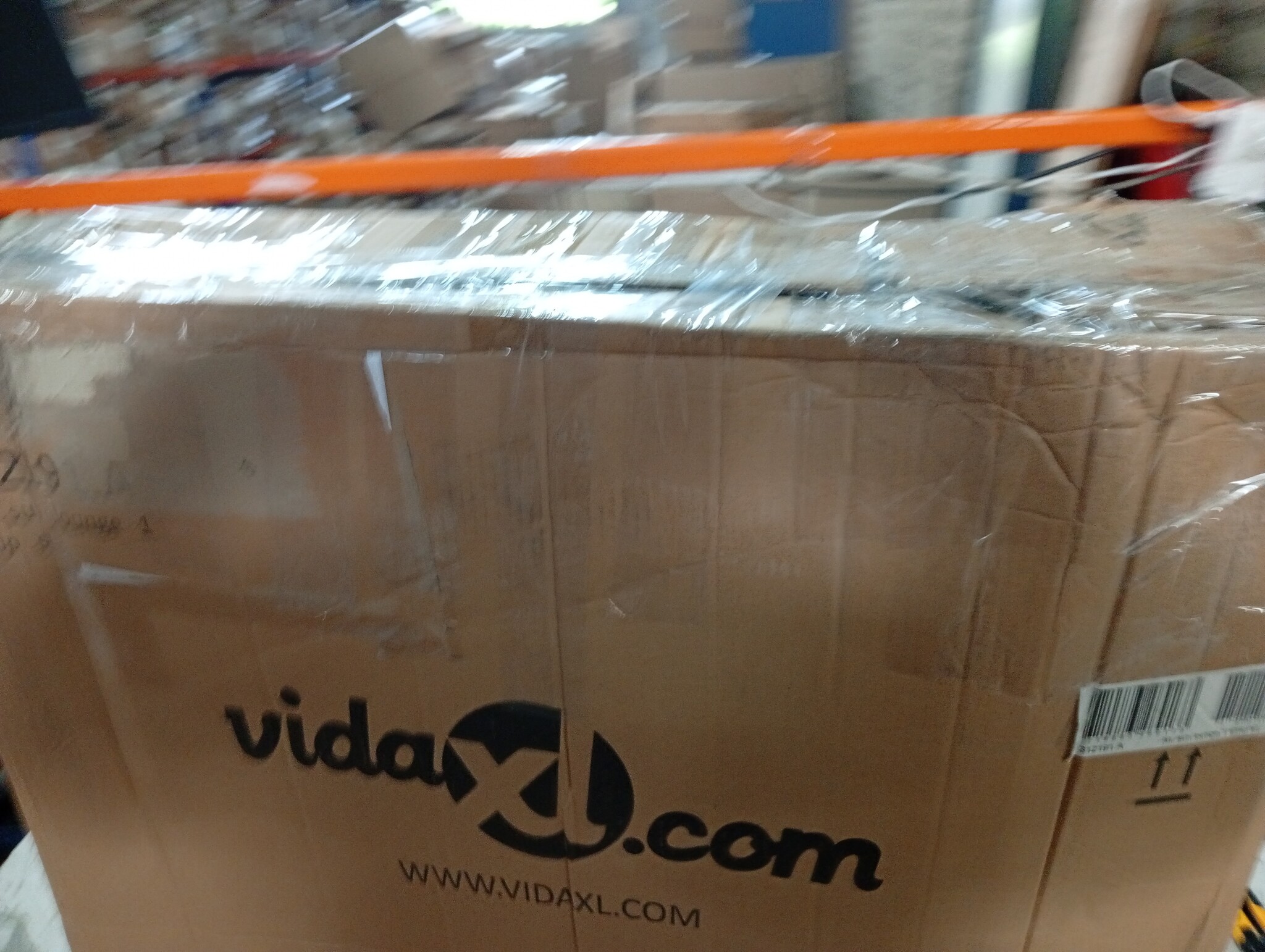 VidaXL Inklapbaar Ligbed Textileen & Aluminium Zwart/Zilver - 70% Korting!