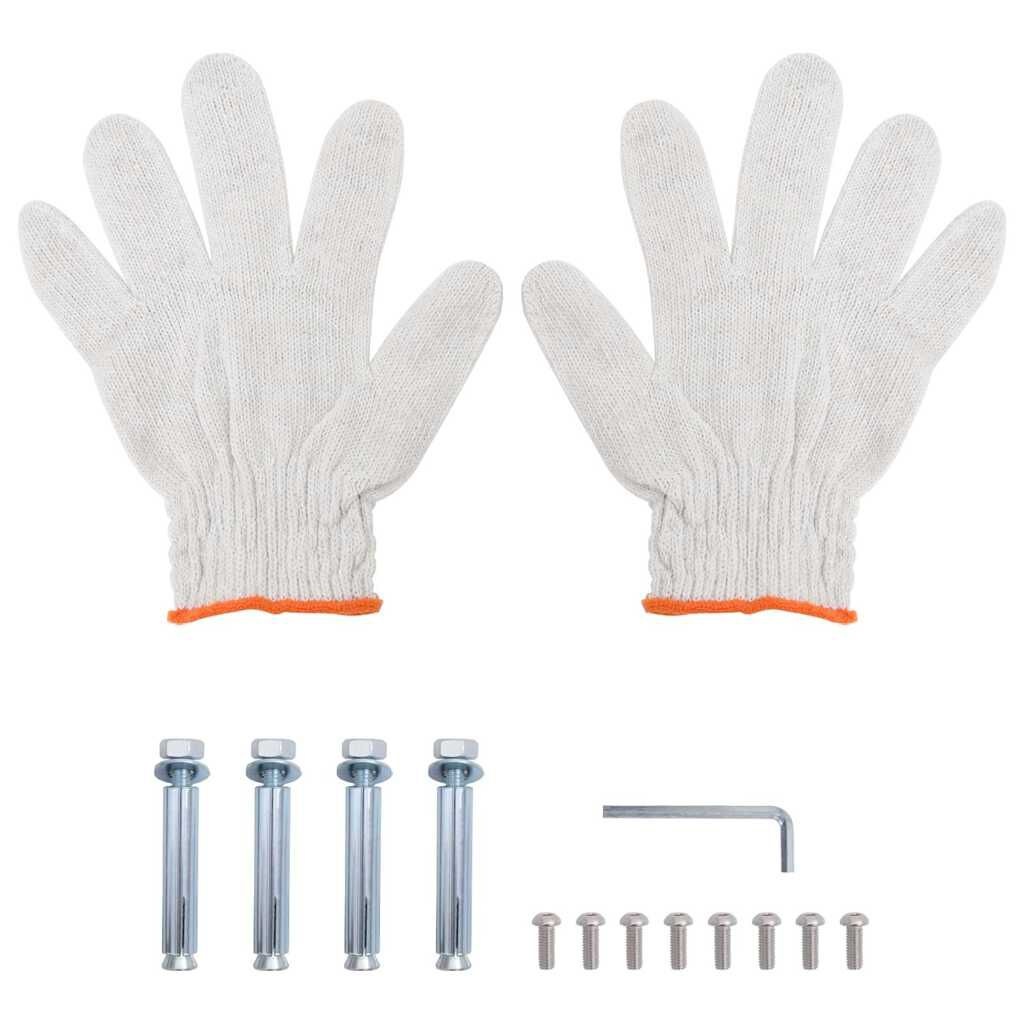 vidaXL Wandschap RVS 2-laags 50x30x48cm - 51% Korting!