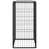 vidaXL Hondenkennel 4 Panelen - 50x100cm Zwart (46% Korting!)
