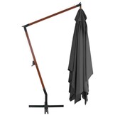vidaXL Zweefparasol 400x300cm Antraciet - 53% Korting - Ongebruikt!