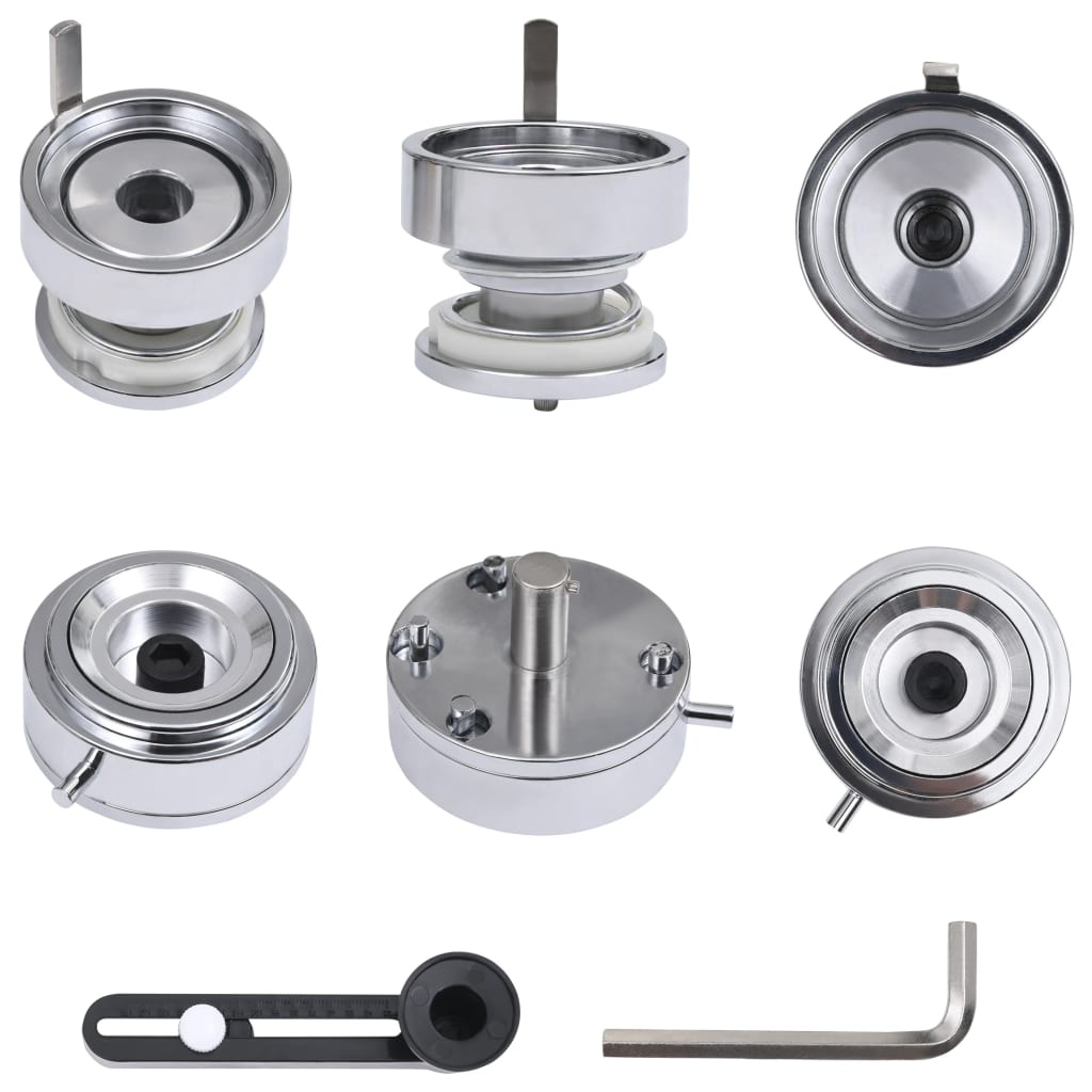 VidaXL Buttonmachine 37mm met Cirkelsnijder | 46% Korting | Geretourneerd