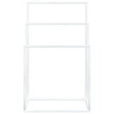 vidaXL Handdoekenrek 48x24x79 cm Wit (IJzer) - 46% Korting!