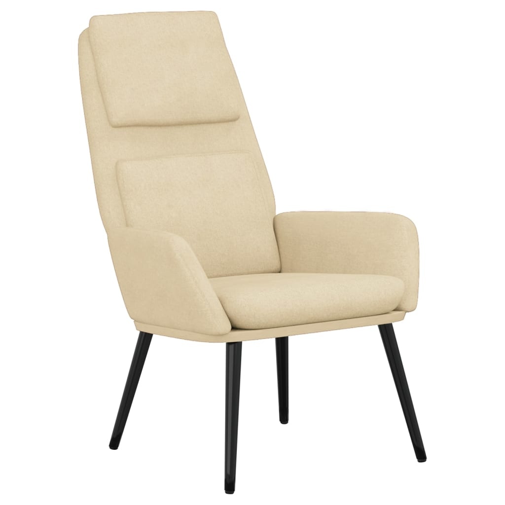 VidaXL Relaxstoel Crème - 46% Korting! Comfortabele fauteuil