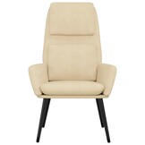 VidaXL Relaxstoel Crème - 46% Korting! Comfortabele fauteuil