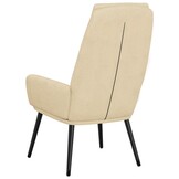 VidaXL Relaxstoel Crème - 46% Korting! Comfortabele fauteuil